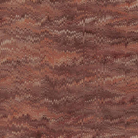 Hand Marbled Paper Petite Combed Pattern in Browns ~ Berretti Marbled Arts